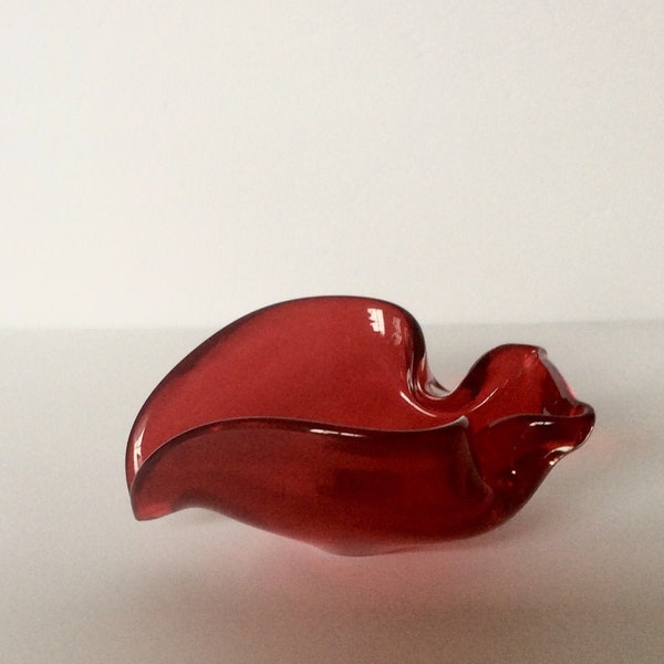 Fish Shaped Glass Bowl Etsy