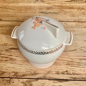 Vintage Sebring Pottery Sugar Bowl / Treasure Island
