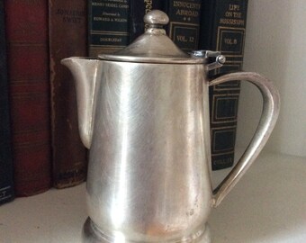 Antique Silver Plated Creamer: Victor Silver Company Hotel Ware