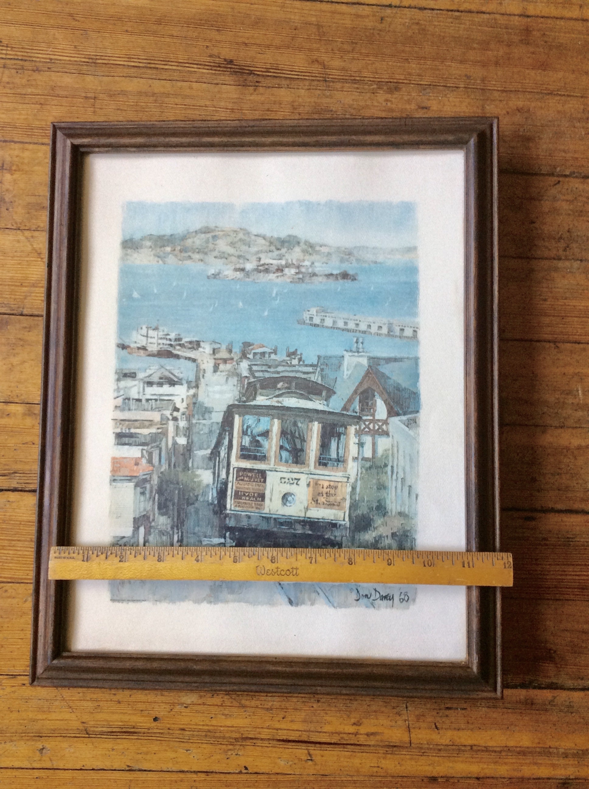 Don Davey 「California St San Francisco」 Don Davey Signed Art Print California Street San Francisco 5