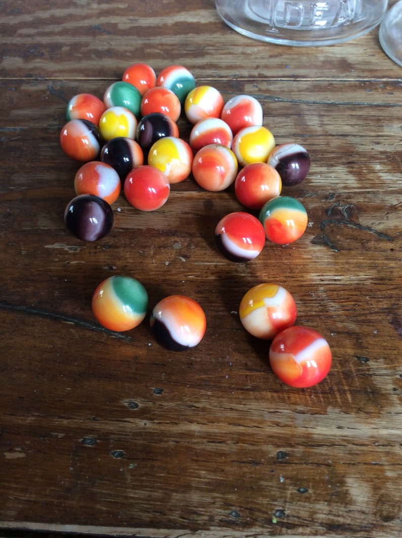 Vintage Marbles in Canning Jar/ Aggies /Akro/ Marble Etsy