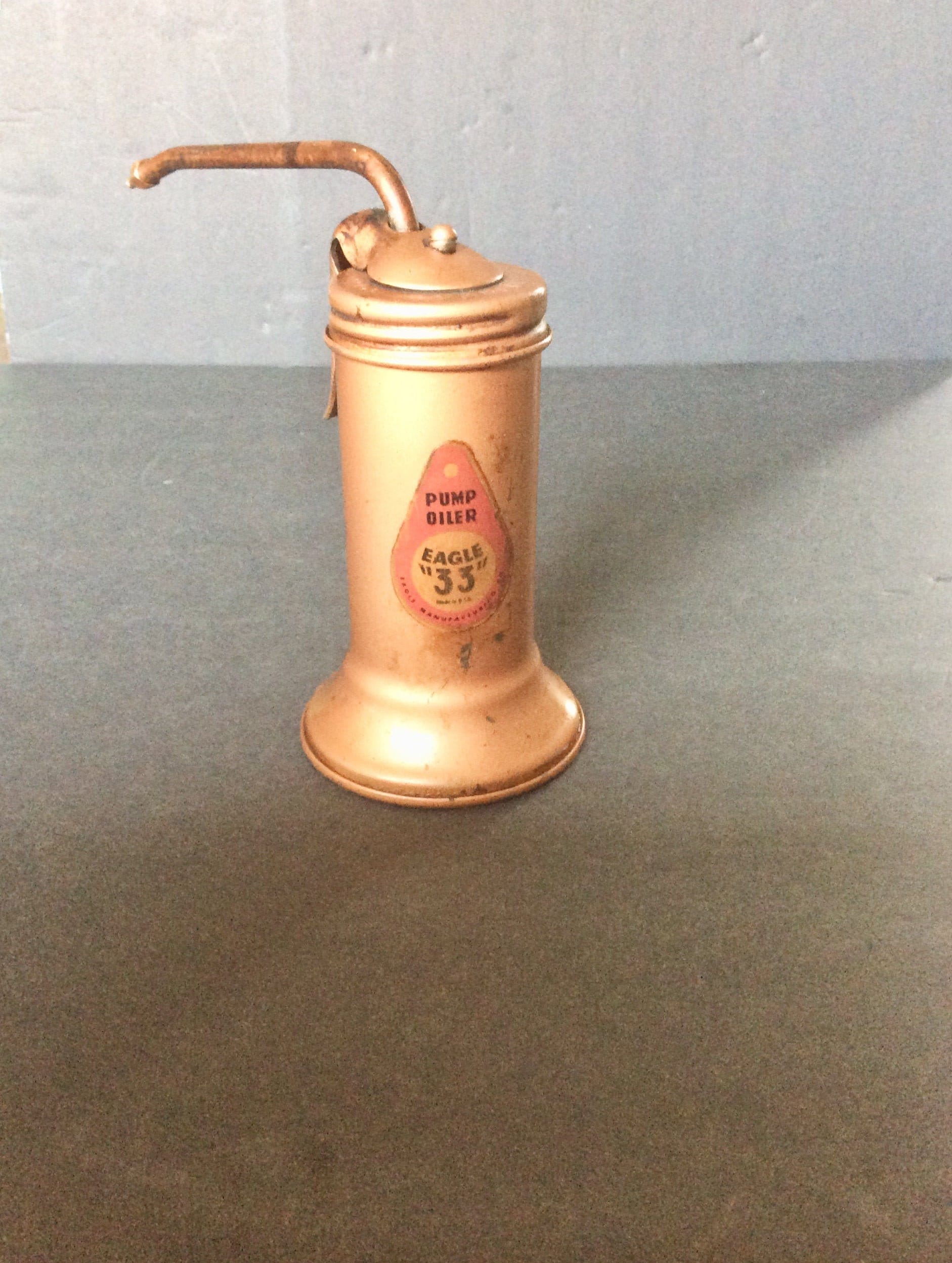 Vintage Eagle 33 Pump Oiler/ Retro Oil Can Etsy