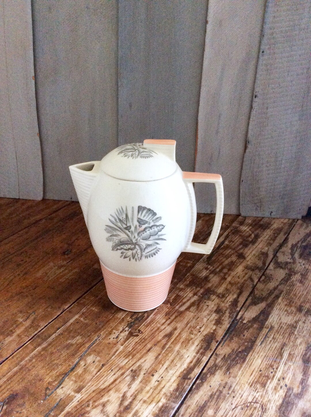 Vintage American Limoge Coffee Pot /triumph Karen /art Deco Coffee Pot