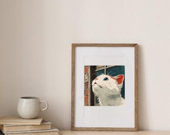 Ghibli Cats digital print
