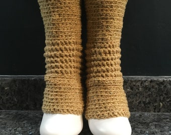 Yoga Socks in Recycled Tweed in Wheat Gold -- for Dance, Yoga, Pedicures, Pilates.