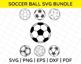 Voetbal svg-bundel | Cricut voor jongens | Mannen en vrouwelijke voetballers | Eenvoudige voetbal, png | Clipart-sublimatie-t-shirtontwerpen