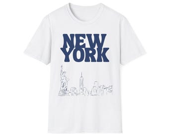 New York Graphic Tee | Casual Style, Travel Souvenir Shirt, Birthday Gift, Gift for NYC Lovers, Retro NYC Design, NYC Tourist