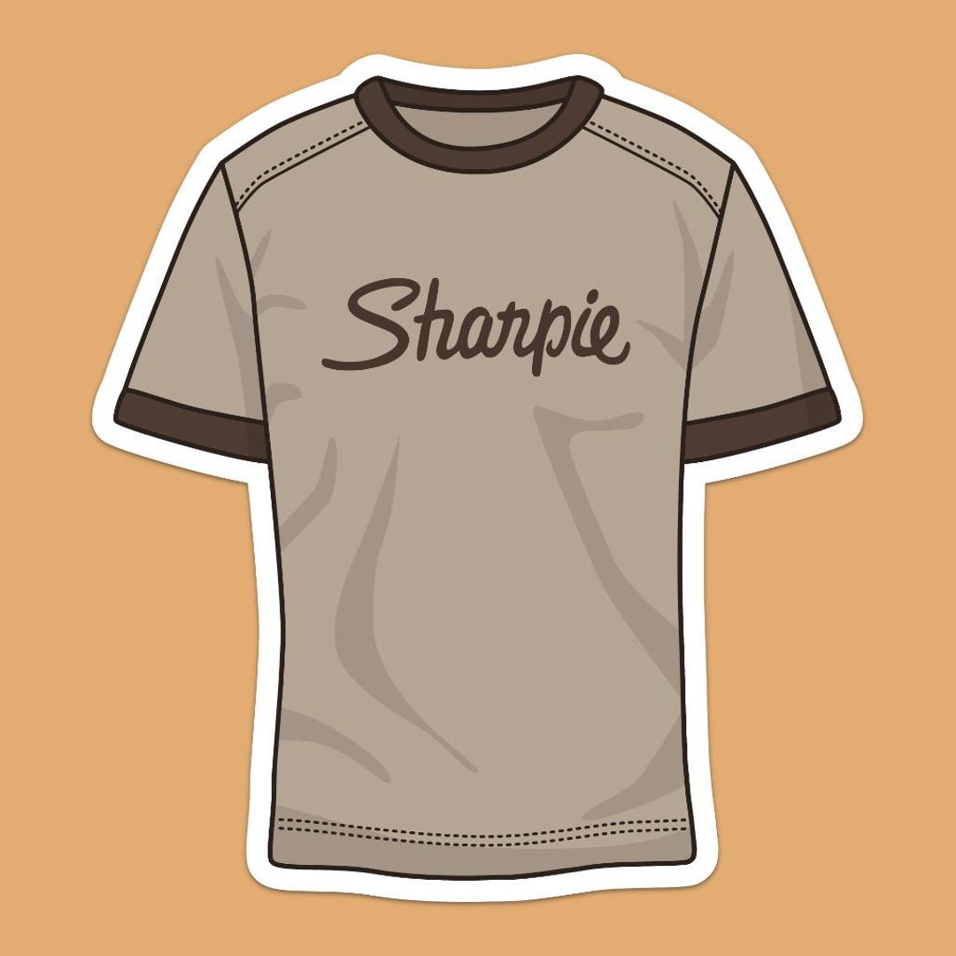 Sharpie Ringer T Sticker! Single Sticker From the Scott Pilgrim Sticker ...