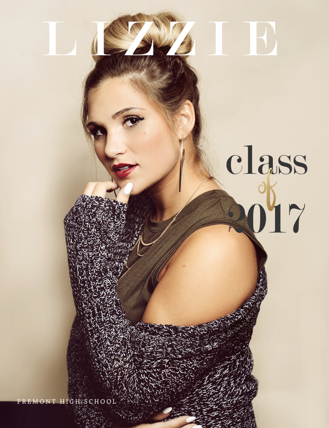 Modern Full Image Look Book Cover 8.5 x 11 Magazine Cover Etsy