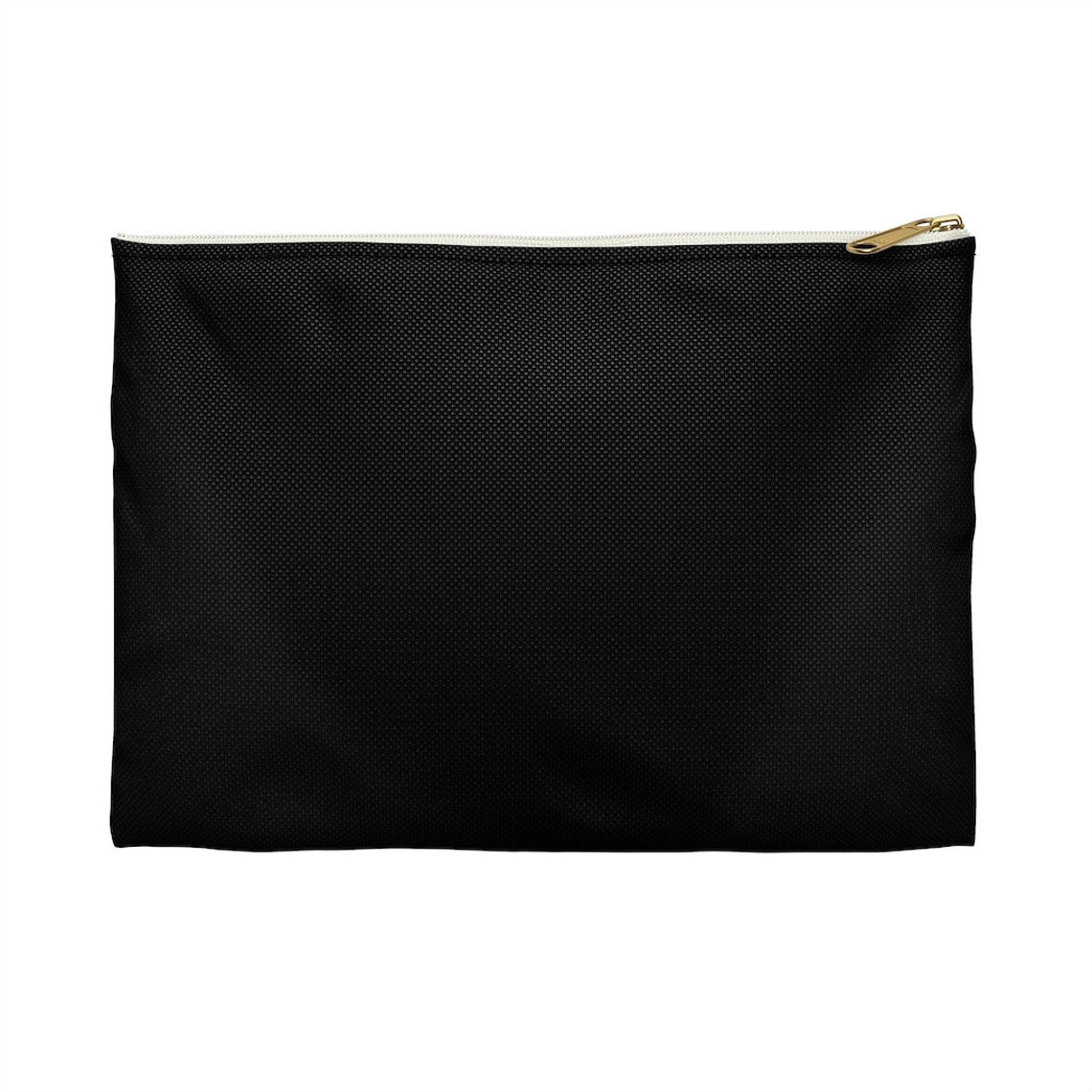 Accessory Pouch in Basic Black Plain Black No Design use as Etsy