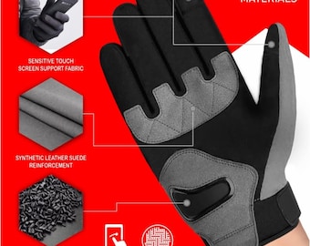 Guantes de moto hechos a mano / Protección dura para los nudillos