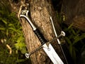 Ancient Shattered Blade of the King, Handmade Fantasy Longsword, Reforged Warrior Sword with Ornate Hilt & Scabbard, Christmas Gift