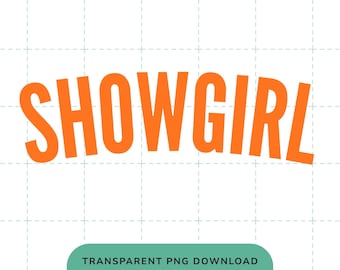 Showgirl PNG - Album Release Graphic - Swiftie Fan Design (Digital Download)