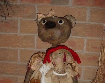 Primitive Bear and Ann E Pattern