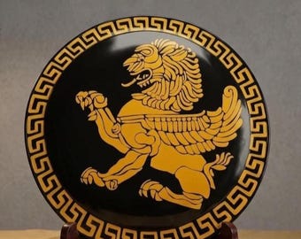 Personalized Steel Lion Shield, Medieval LARP Armor, Handmade Cosplay Prop, 24 Inch Wall Decor