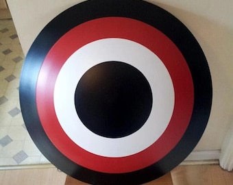 Personalized Captain America Shield Steel Avengers Replica Superhero Cosplay LARP Display Prop