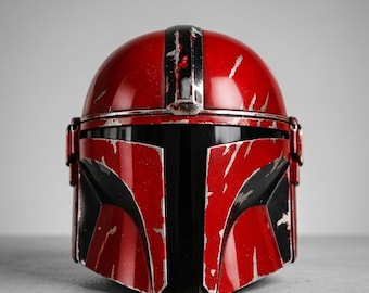Casco mandaloriano de acero calibre 18, inspirado en Star Wars, armadura para cosplay, casco para exhibición y uso personal.