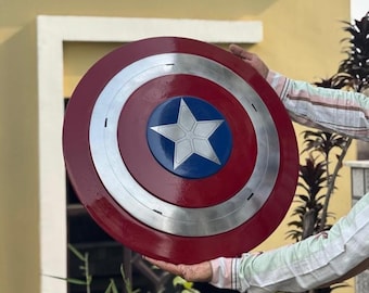 キャプテン・アメリカの盾の金属製プロップレプリカ：コスプレ