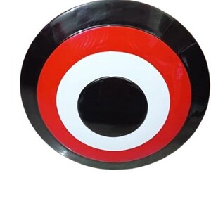 Personalized Captain America Shield Steel Avengers Replica Superhero Cosplay LARP Display Prop image 9