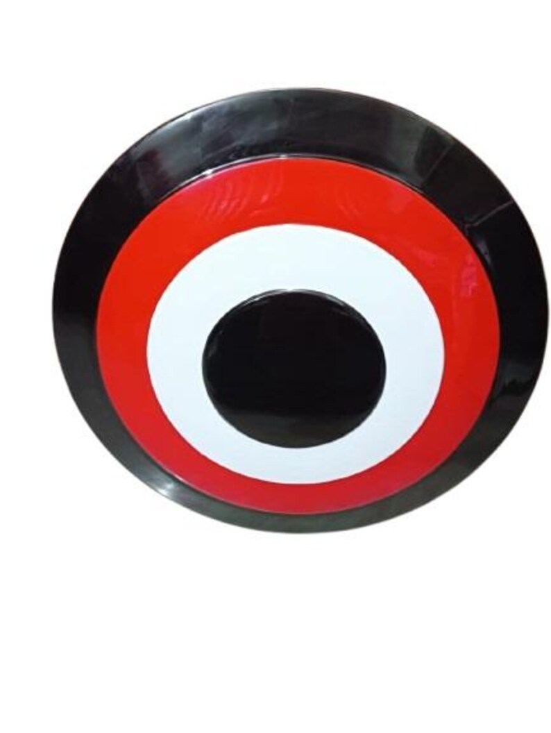 Personalized Captain America Shield Steel Avengers Replica Superhero Cosplay LARP Display Prop image 9