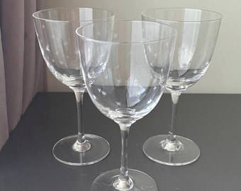 The Vintage List Etched Set of Wine Glasses x 3