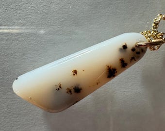 Handcrafted Montana Agate Pendant