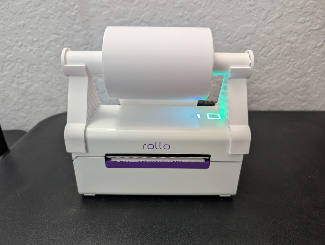 Shipping Label Roll Holder for Rollo Printer | Space-saving 4x6 Label ...