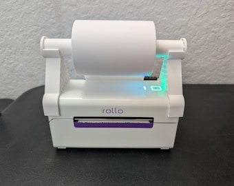 Shipping Label Roll Holder for Rollo Printer | Space-Saving 4x6 Label Stand