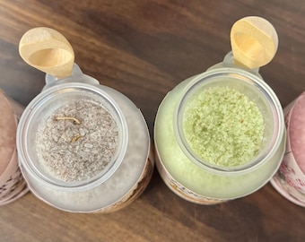 Bath Salts | Choose Your Scent | Goat Milk Bath Soak | Relaxing Epsom Salt Bath | Spa Gift for Her | Handmade Bath Salts