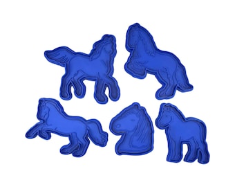 Horse Cookie Cutter and Stamp Set Horse Cookies Horse Cake Horse Cookie Cutters