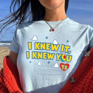I Knew It I Knew You Baby Tee, Disney Toy Story 5 Friendship Shirt, Woody Buzz Lightyear Tee, Disneyland Toy Story Family Tank Top image 1