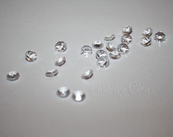 800 Crystal Clear Confetti Party Diamonds