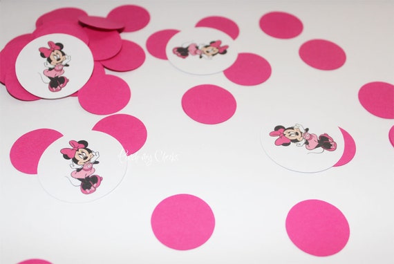 Minnie Mouse Pink Confetti 1st Birthday Party Baby Shower Hot Etsy