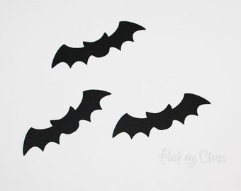 Bats Black Die Cuts perfect for your Halloween Party Shower Cards Photo booth 50 pieces