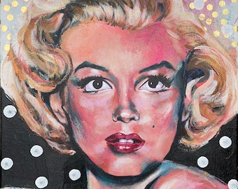 The One And Only Mixed Media Painting Graffiti Marilyn Monroe