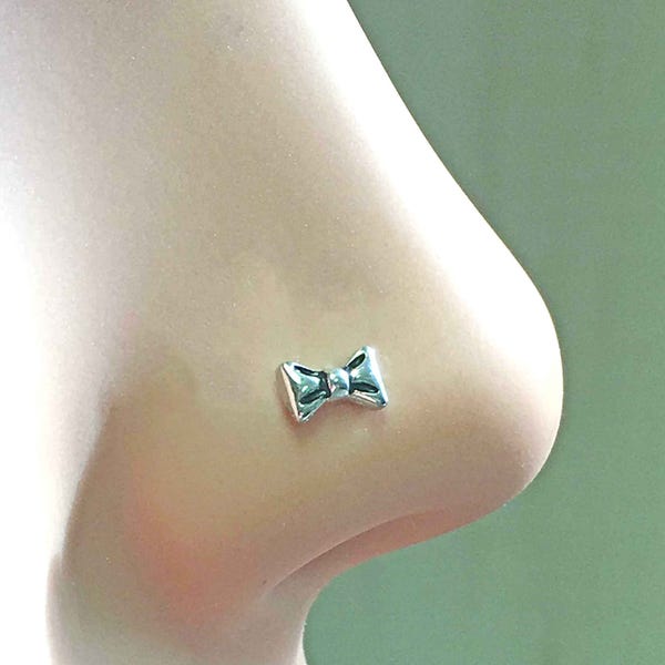 Cute Bow Nose Ring Nose Stud