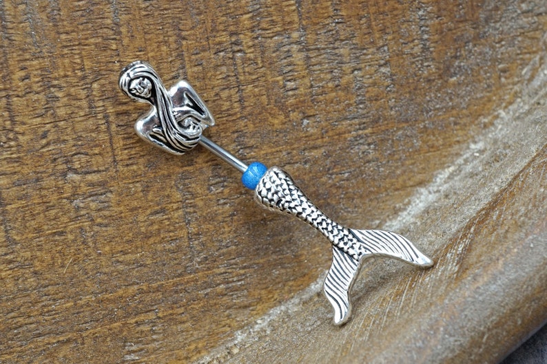 Mermaid Belly Button Jewelry Ring In-N-Out Gift for Teens image 3