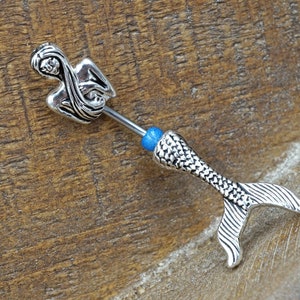 Mermaid Belly Button Jewelry Ring In-N-Out Gift for Teens image 4