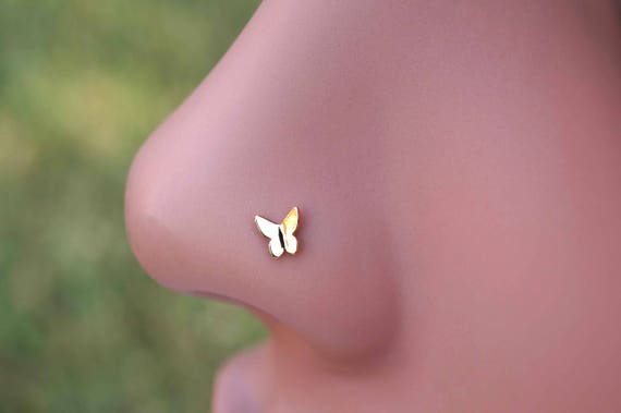 Personalized Butterfly Non Perforated Nose Clip Nose Ring Copper Inlaid  Zircon U-shaped Nose Pin Puncture Jewelry - AliExpress
