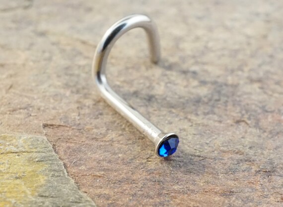 18 gauge corkscrew nose ring deals