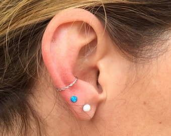 Silver Cartilage Hoop Tragus Daith Conch Rook Helix