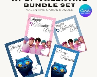 K-Pop Valentinstag Karten - Saja Boys Bundle (Digitaler Download)
