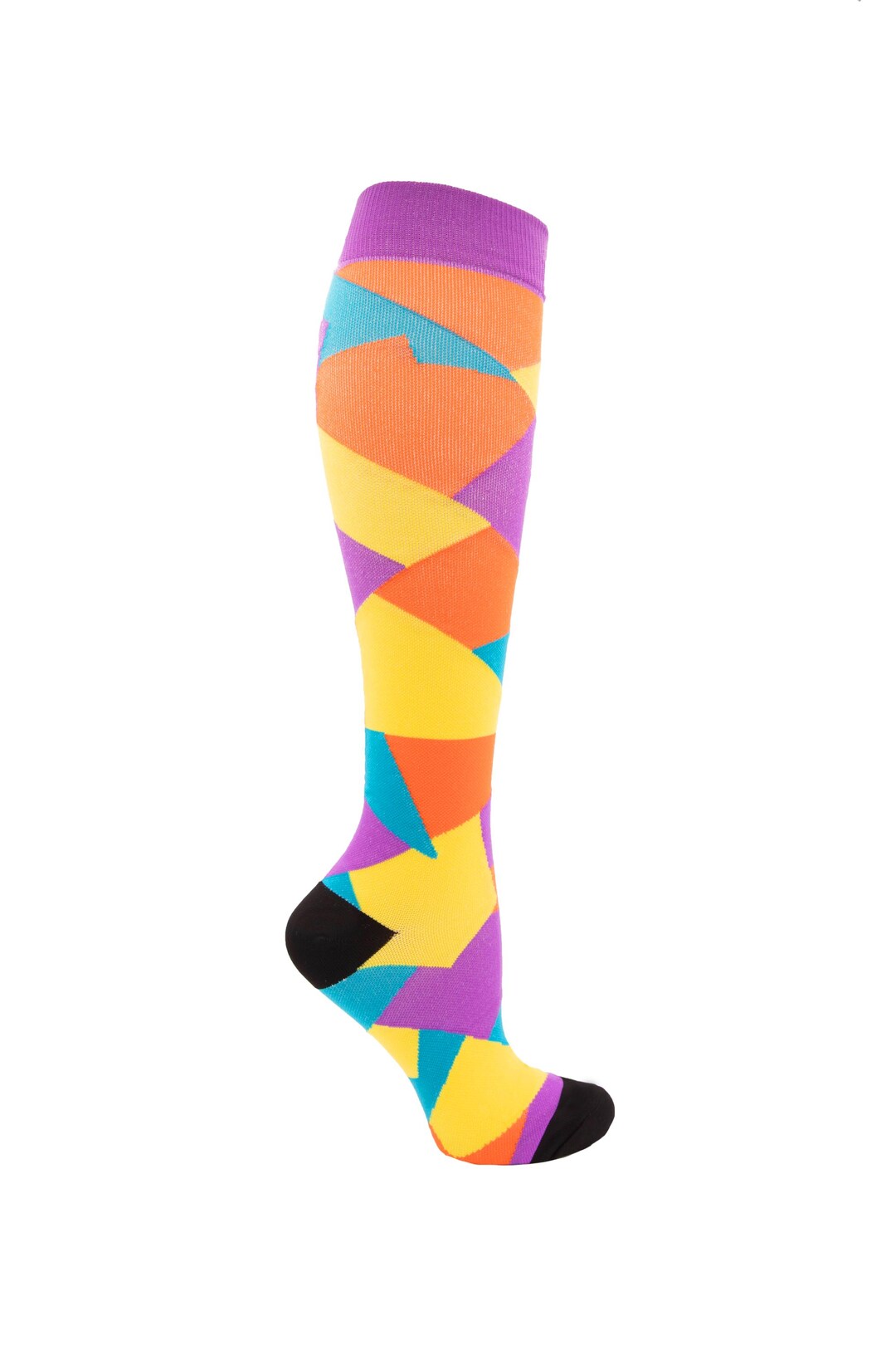 Patterned Nursing Compression Socks – Healthcare Support, Colorful ...