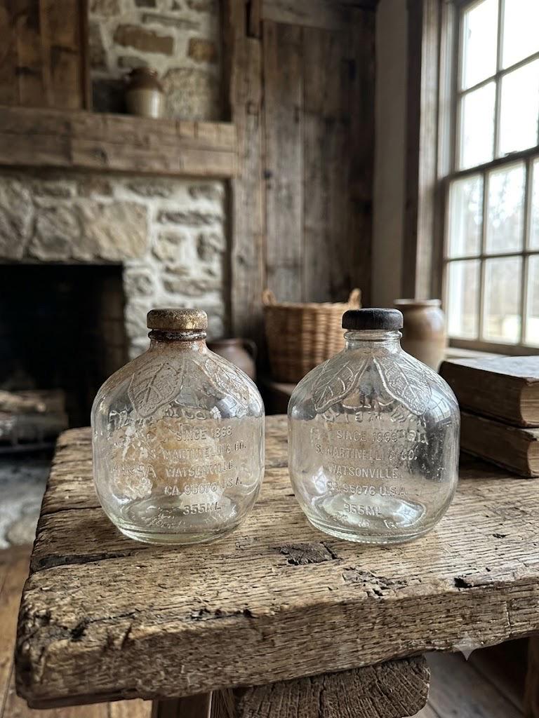 Vintage Juice Glass Bottle - Etsy