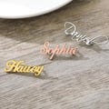 Personalized Name Brooch • Custom Initial Pin • Monogram Gift •  Gift For Him And Her.