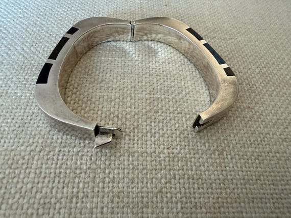 Vintage Sterling Silver Rectangular 925 Sterling … - image 9