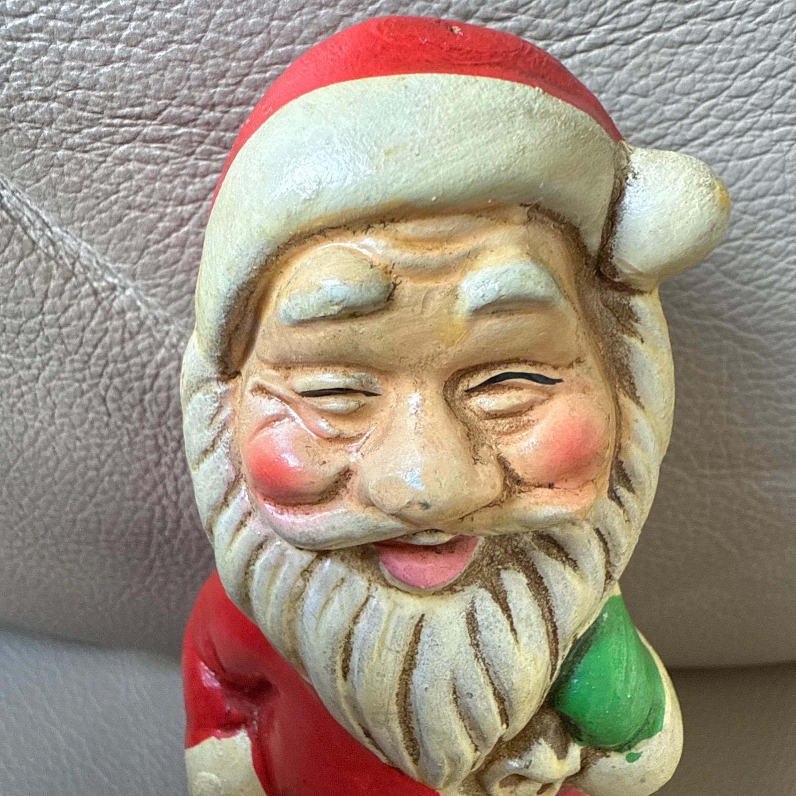 Vintage Commodore Japan Santa Claus Figure 1960's 4-3/4