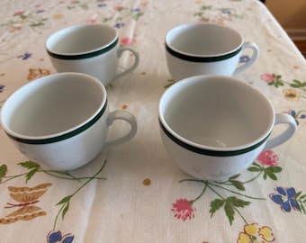 Vintage Williams-Sonoma Brasseriekop schotel blauwe rand