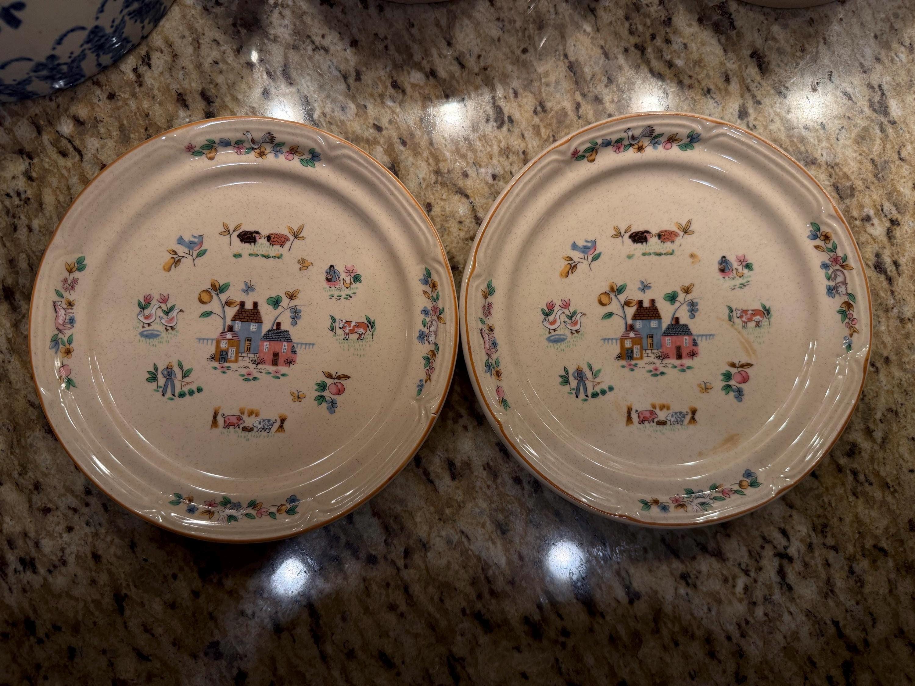 Heartland Plate Vintage - Etsy