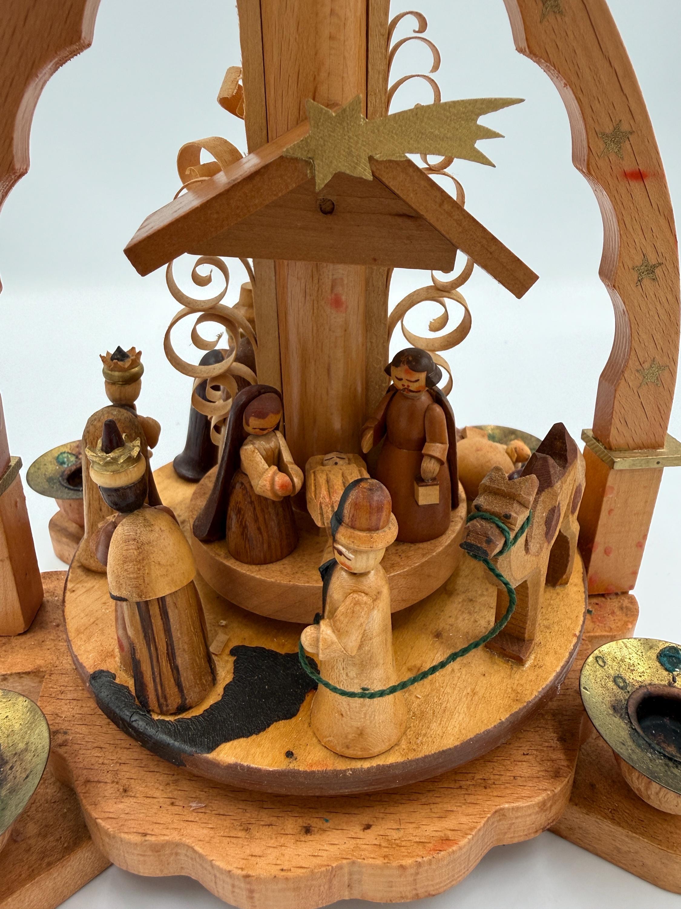 Vintage German Christmas Pyramid - Etsy